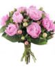 Bouquet de pivoines roses
