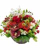 Panier en Rouge et Blanc