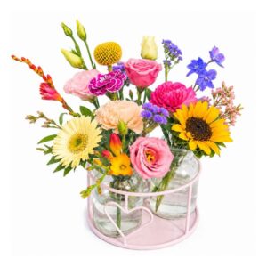 Mini vases bonheur