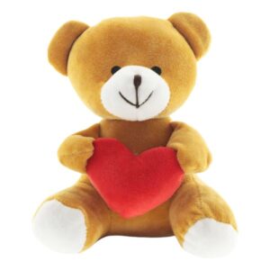 Peluche Ours cœur rouge