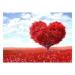 Carte Coeur rouge